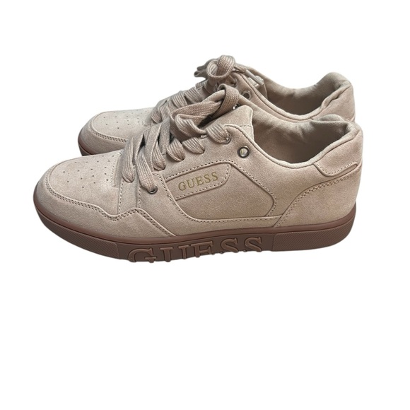 NWOT Guess Tan/Beige Tennis Shoes - Size 7.5 - Picture 4 of 13